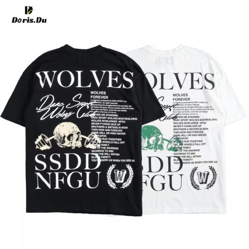 Fashion Men Stylish Letter Print T-shirt