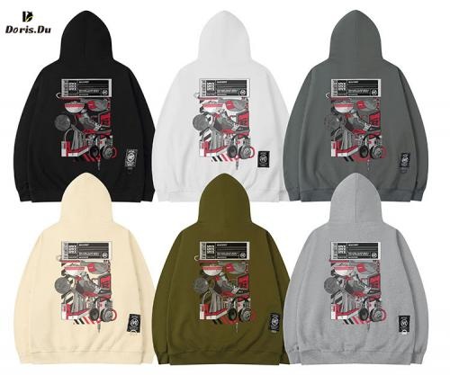 New Clothing Back Print Pull Over Hoodie
        