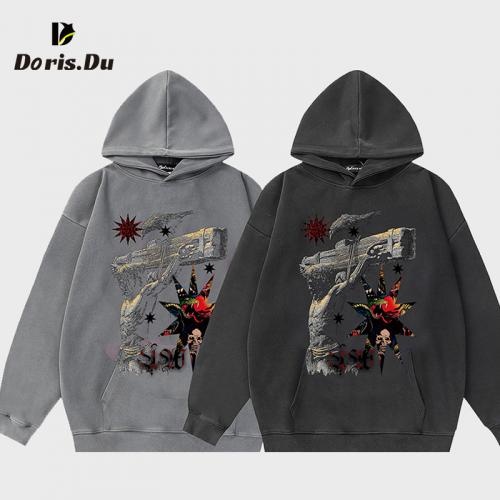 Couple Emotional Design Custom Print Hoodie