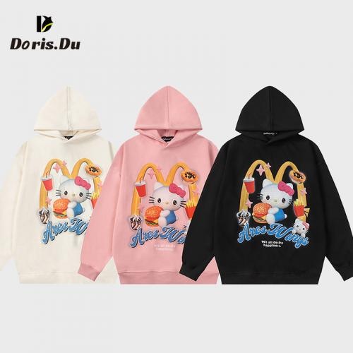 Male And Female Loose Unisex Couple Wear Hoodie