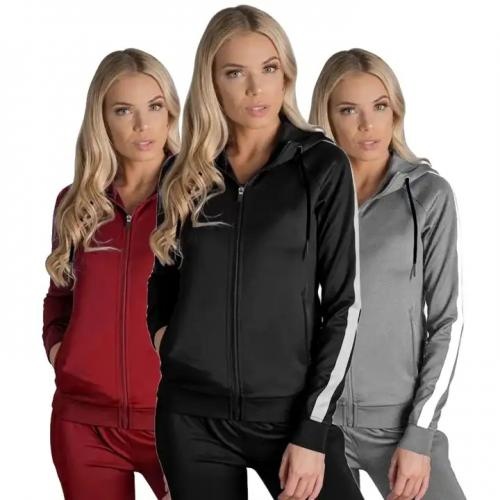 Custom Ladies Splicing Leisure Sports Tracksuit