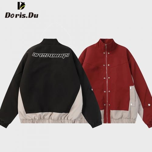 High Quality Winter Logo Print Varsity Jacket