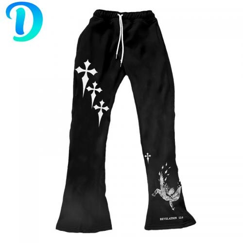 OEM ODM customized 3D printed loose sports pants