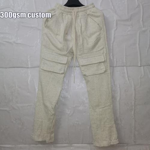 ODM Custom New Hots 300Gsm 100%Cotton For Men's Style High Street Cargo Pants Sweatpants
        