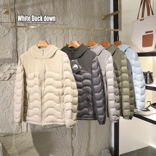 OEM custom Outdoor 350GSM winter coat Men's Zipper Collar Casual Light Weight Down Jacket ﻿
        